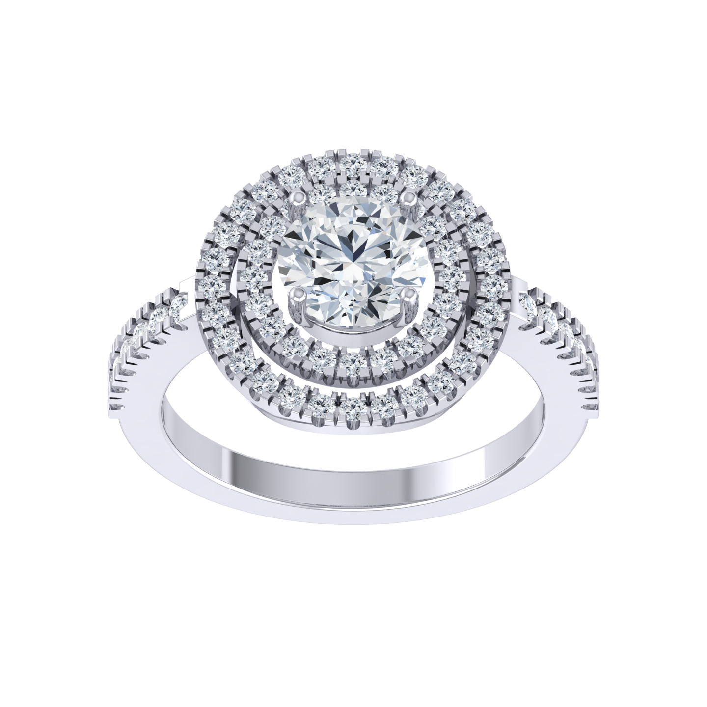 Elegance Personified White Gold Lab Grown Diamond