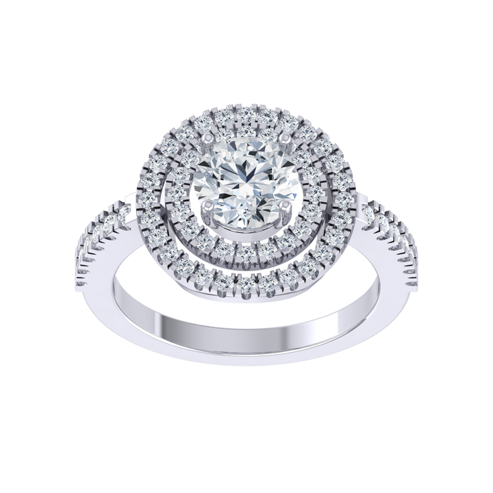 Elegance Personified White Gold Lab Grown Diamond