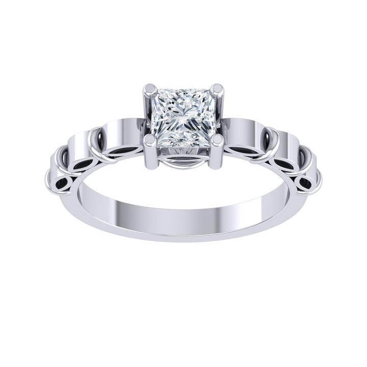 Delicate Jewel White Gold Lab Grown Diamond