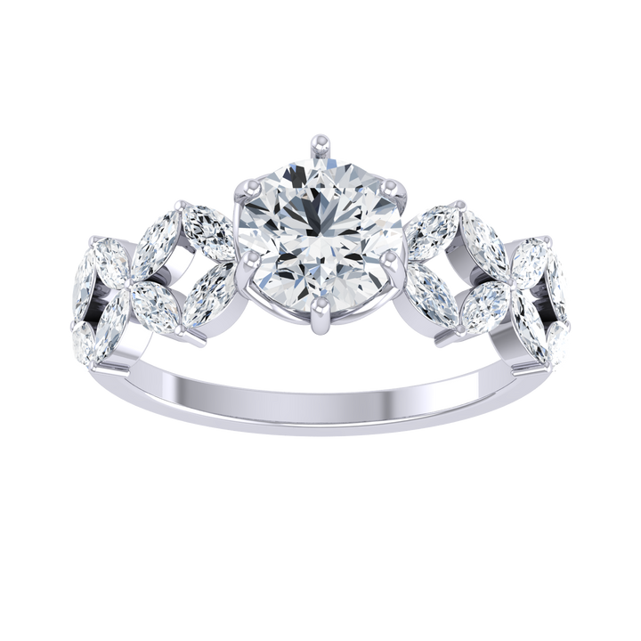 Gorgeous Gem White Gold Lab Grown Diamond