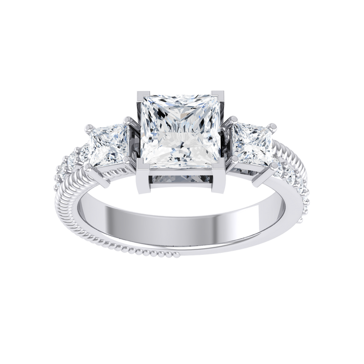 Sunkissed Trio White Gold Lab Grown Diamond