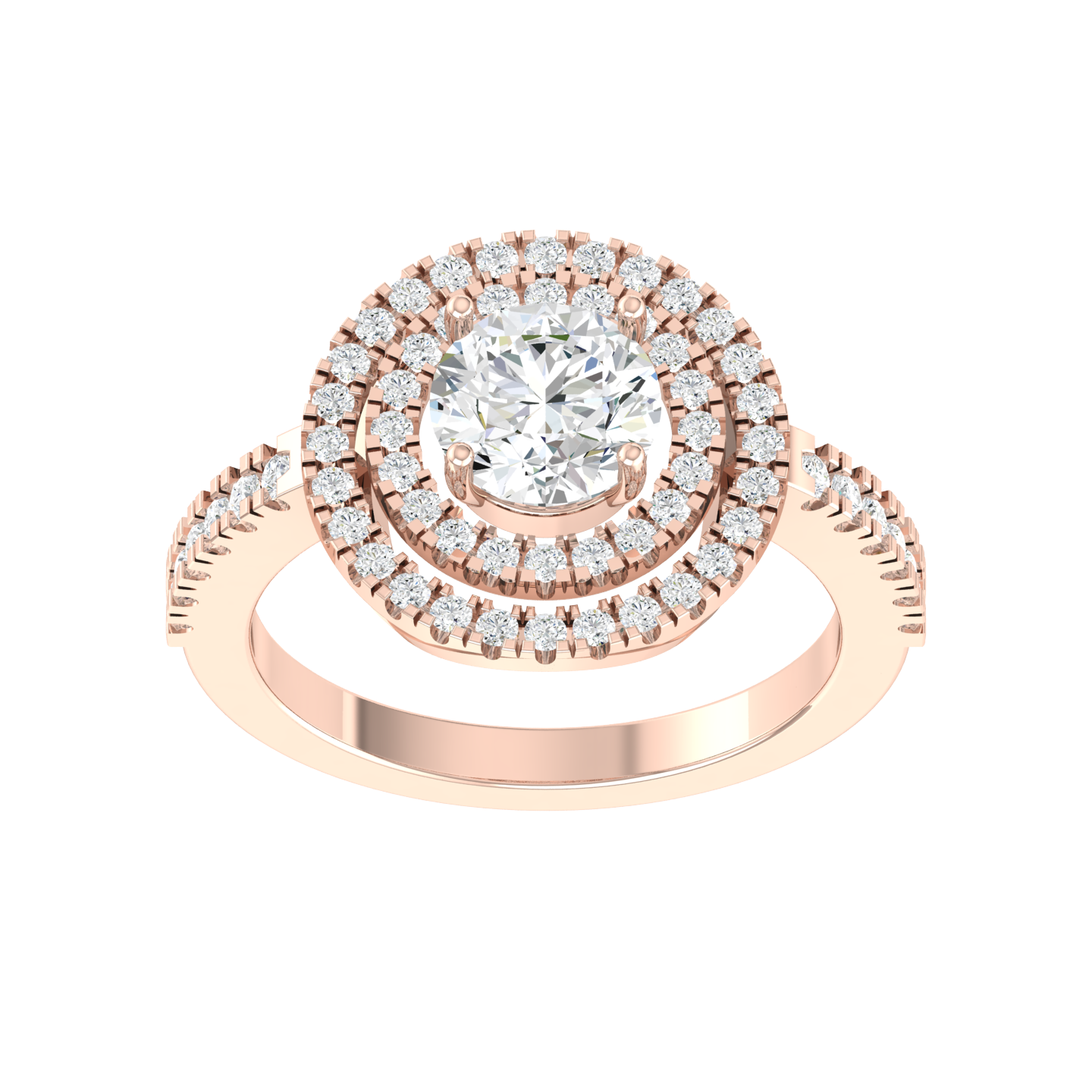 Elegance Personified Rose Gold Lab Grown Diamond