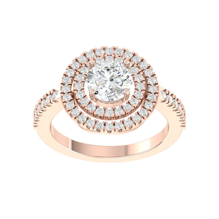 Elegance Personified Rose Gold Lab Grown Diamond