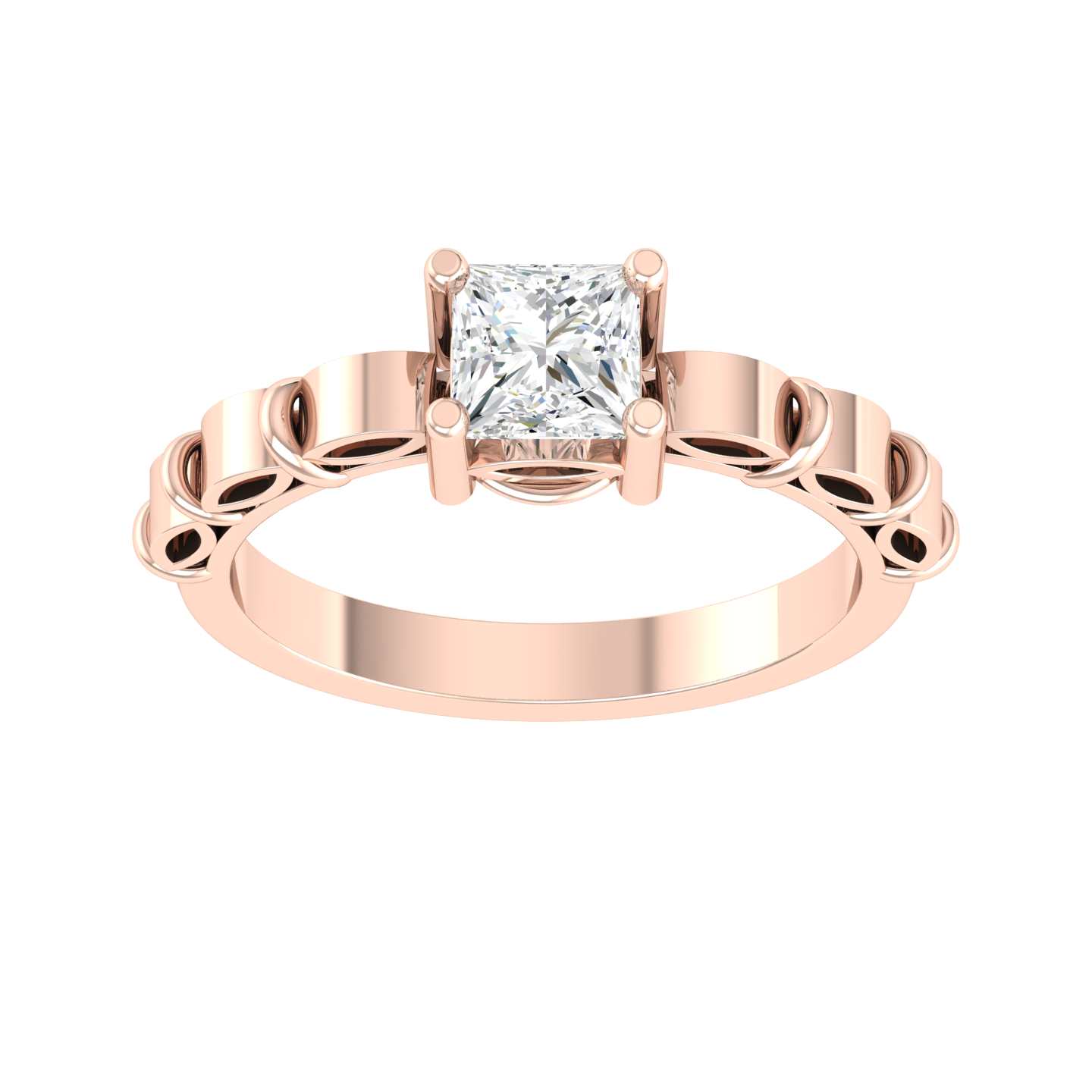 Delicate Jewel Rose Gold Lab Grown Diamond