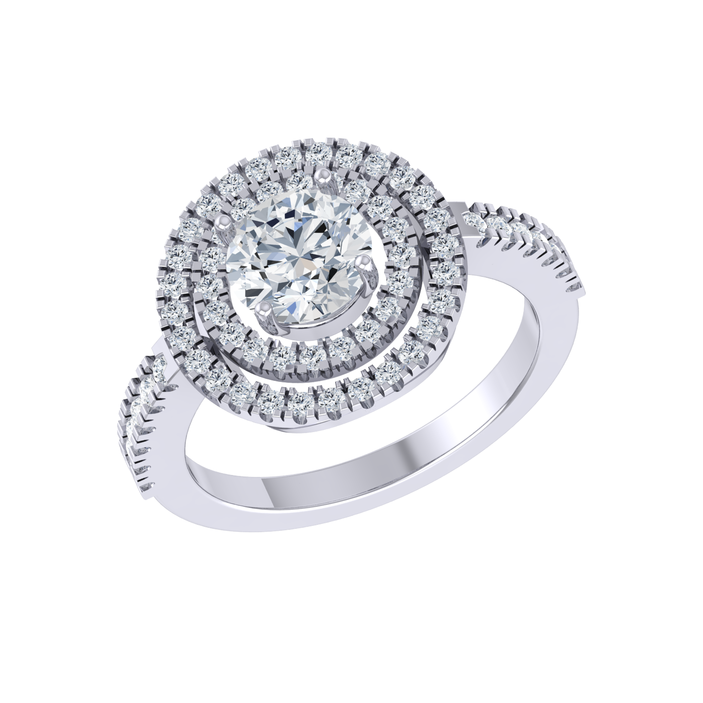 White Gold Lab Grown Diamond - Elegance Personified