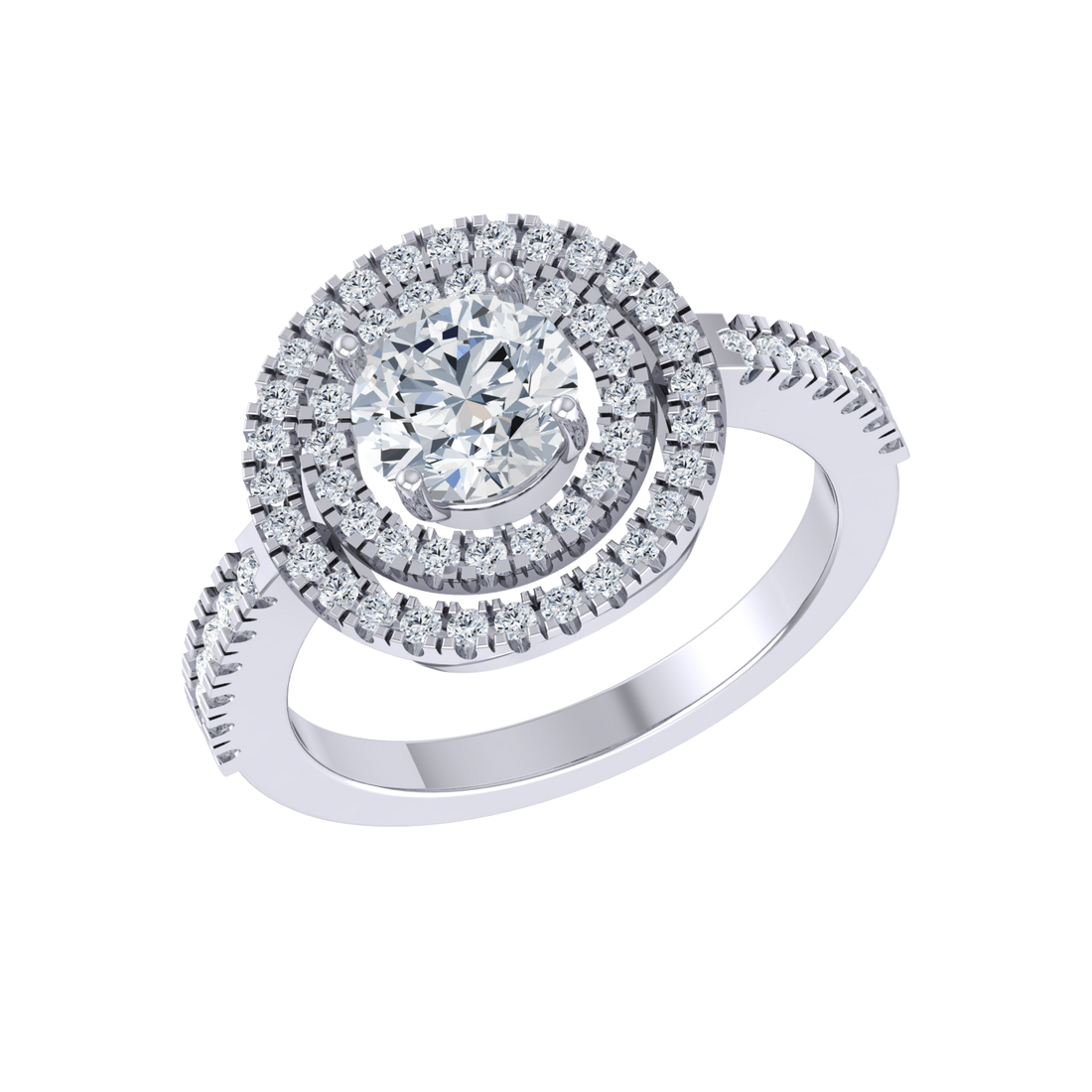 White Gold Lab Grown Diamond - Elegance Personified