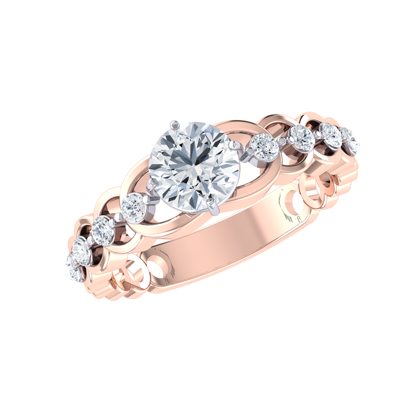 Rose Gold Lab Grown Diamond - Crown Jewel