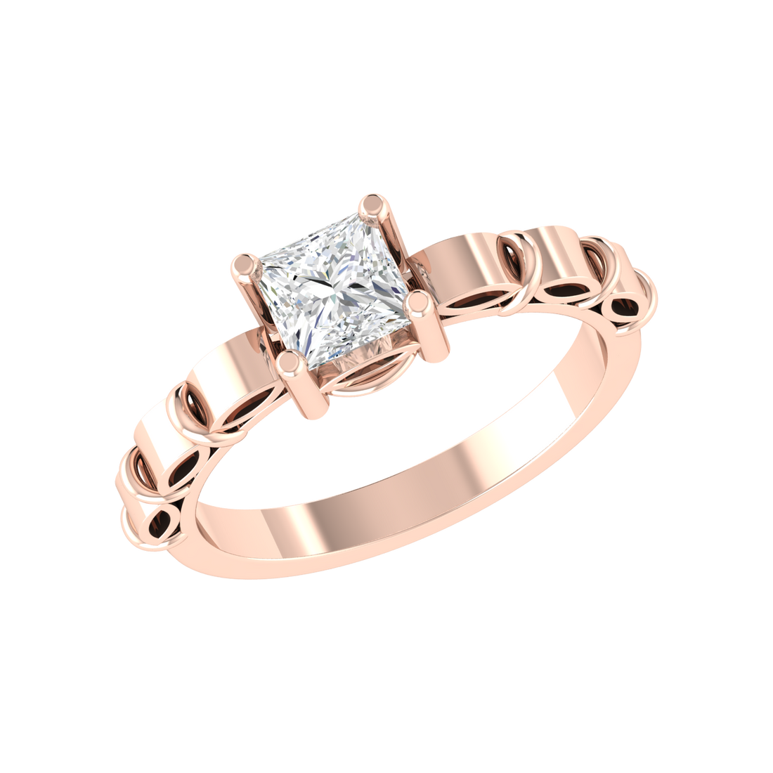 Rose Gold Lab Grown Diamond - Delicate Jewel